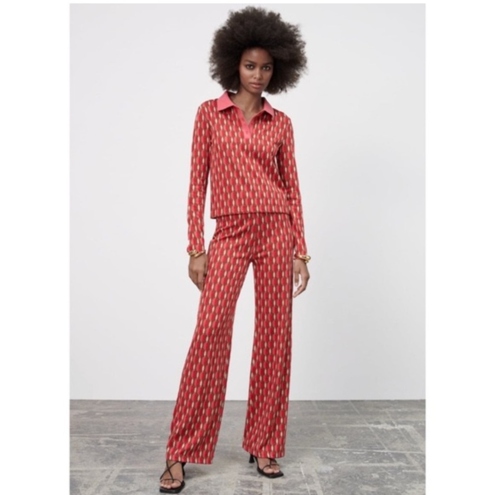Zara Jaquard set